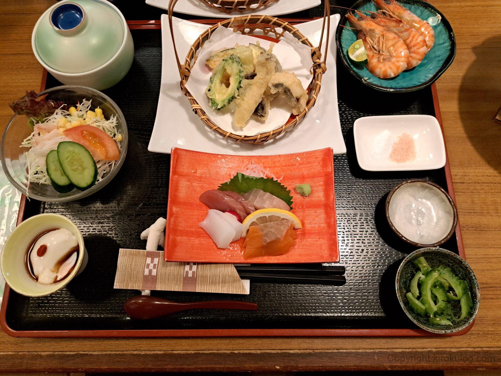 「やど家たけのこ」の夕食